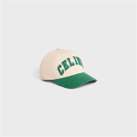 celine green cap|Celine hat women.